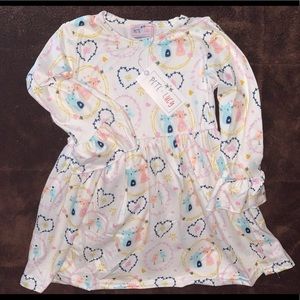Girls Love Doodles Dress 12-18 month or 10/12